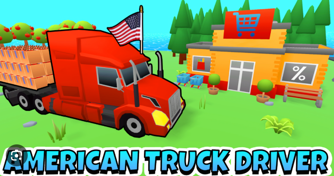 American Truck Driving gameplay